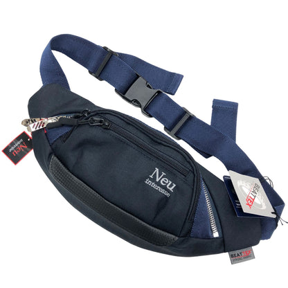 ノイ インテレッセ ウエストバッグ ネイビー メンズ Neu interesse【AFE4】