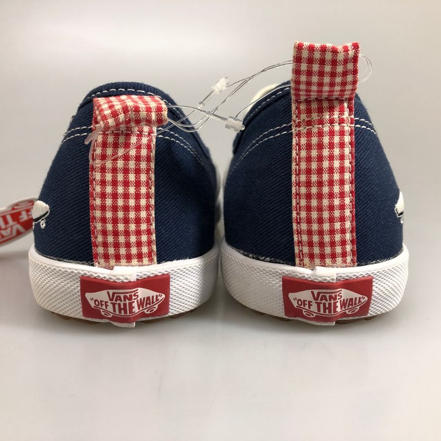 ヴァンズ スリッポン スニーカー スケート刺繍 メンズ サイズ28.5 ネイビー VANS 約28.5cm【PTM】