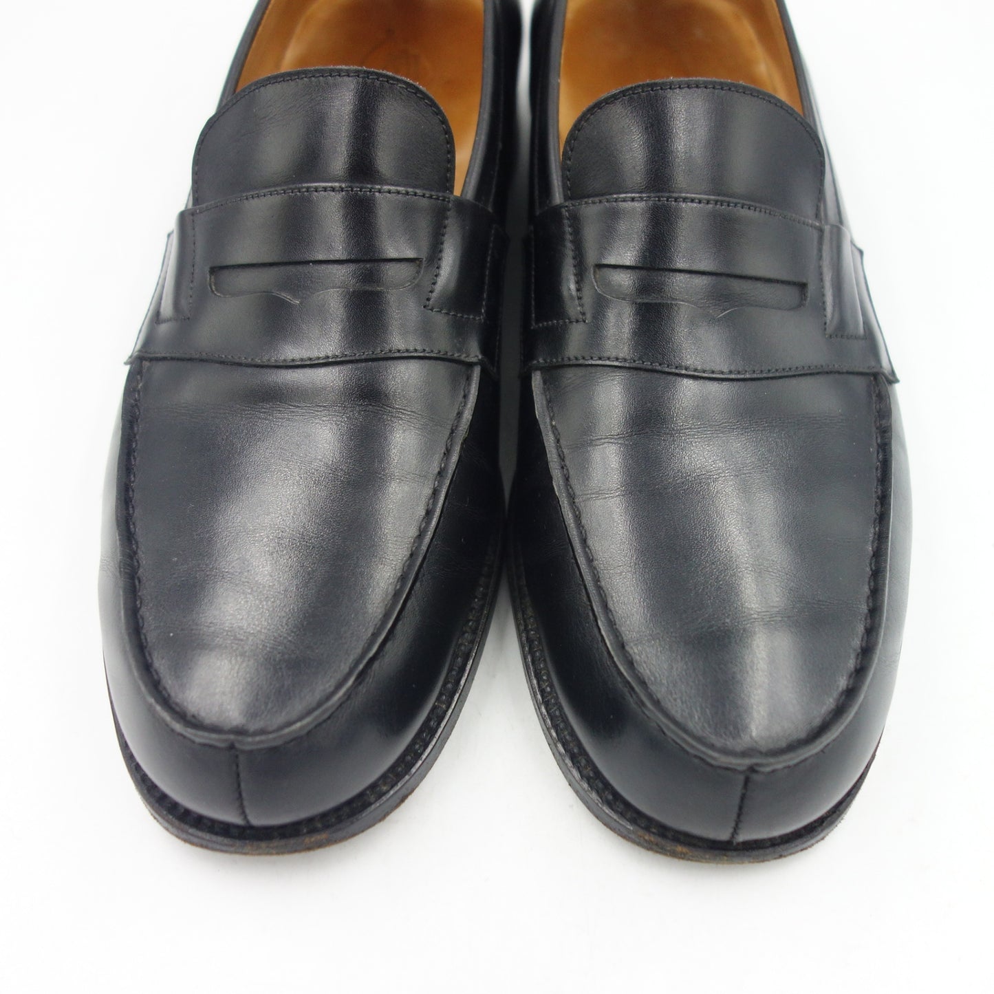 二手 ◆JM Weston 皮鞋 Signature Loafers 180 黑色 男士尺码 9C JMWESTON [LA] 