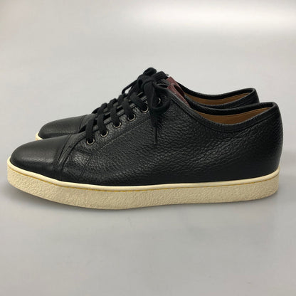 ジョンロブ スニーカー レヴァー レザー 本革 ローカット ブラック メンズ サイズ 5E JOHN LOBB LEVAH 約24.0cm【AFD15-2】