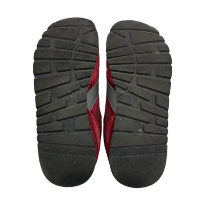 ブルックス ローカットスニーカー スウェード メッシュ 切替 ローテク ランニング ボルドー メンズ サイズ27cm BROOKS RUNNING 約27.0cm【AFC41】