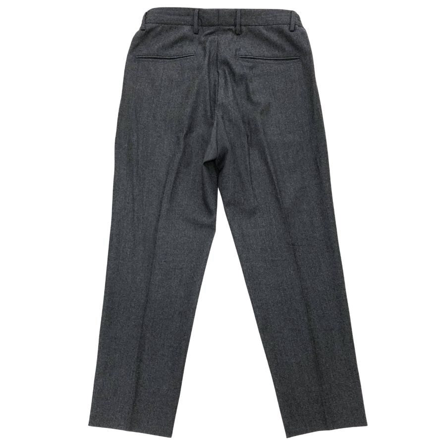 ジャブスアルキヴィオ リング別注 ワンプリーツ リラックス パンツ カシミア混ウール メンズ サイズ44 グレー giab's archivio×ring 【AFB44】