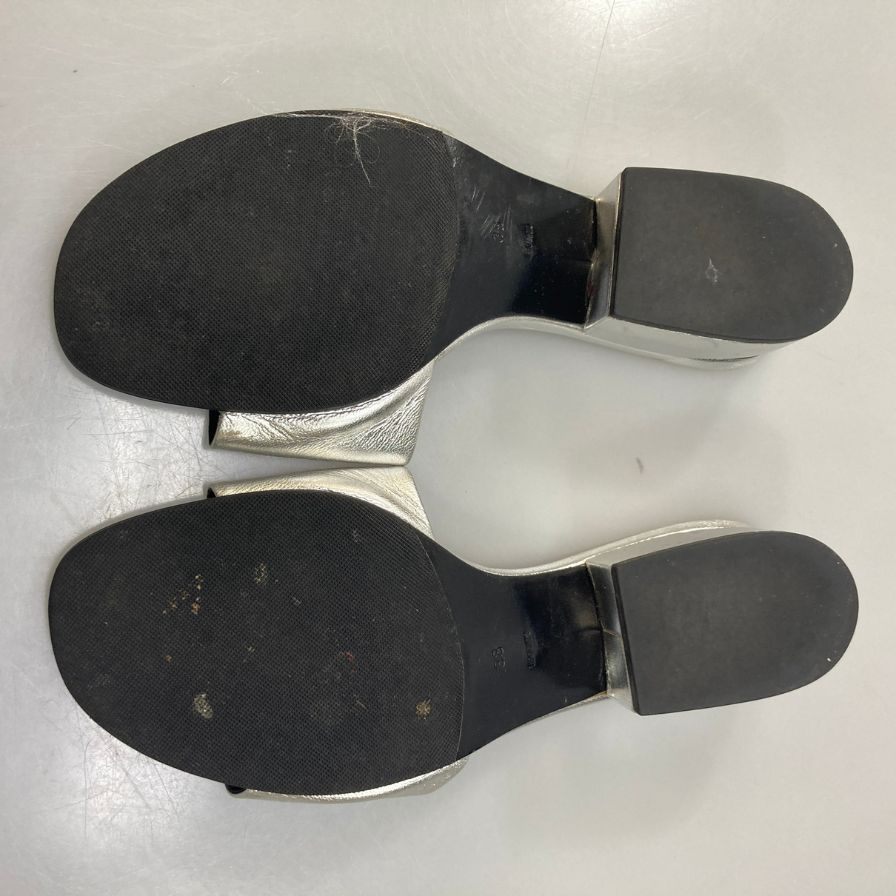 アレキサンダーワン サンダル シルバー レディース サイズ38 ALEXANDER WANG 約24.5cm【AFC31】