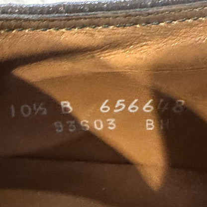 フローシャイム プレーントゥ グレインレザー ブラウン グレインレザー サイズUS10.5B メンズ FLORSHEIM ビジネスシューズ 約27.0cm【LA】【中古】