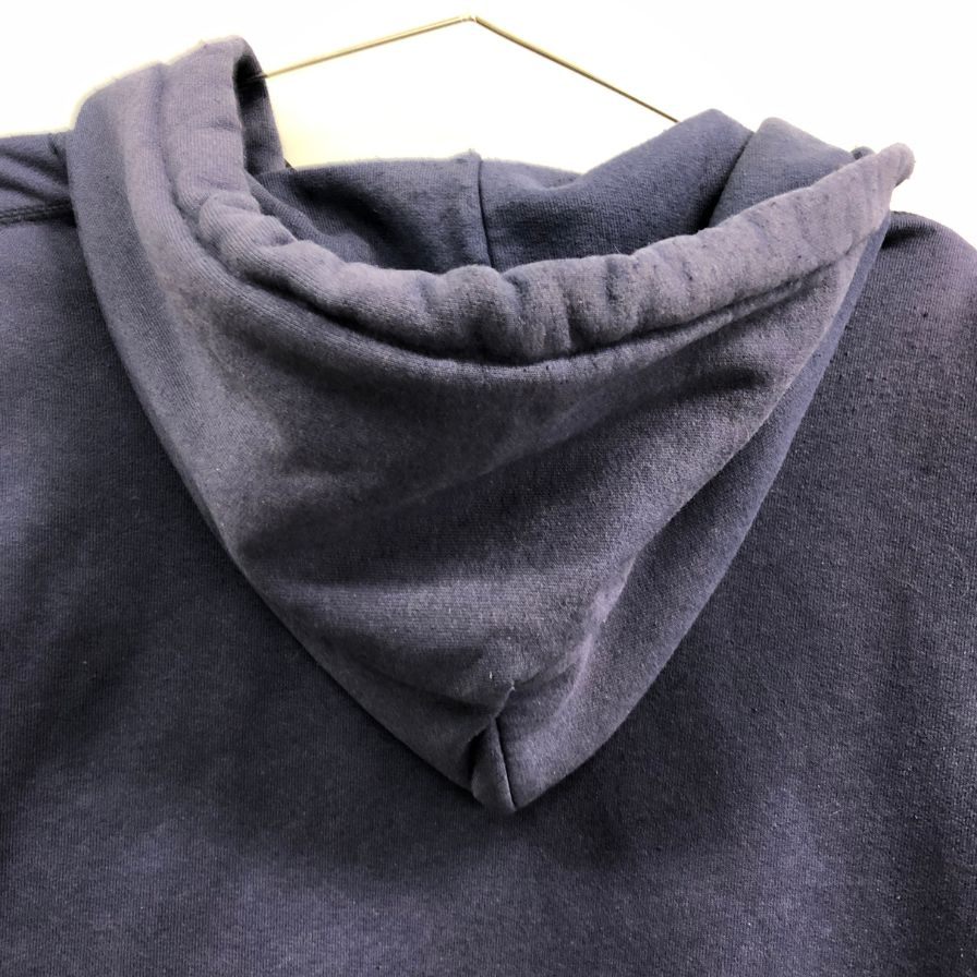 美品◆カーハート ジップアップスウェットパーカー 裏地サーマル ネイビー サイズ不明 Carhartt 【AFB14】
