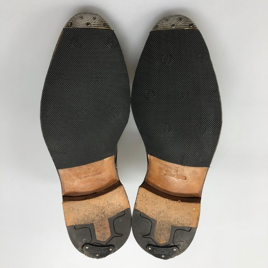 ジョンロブ ダブルモンク ウィリアム カーフ ブラウン UK6.5E メンズ JOHN LOBB WILLIAM ビジネスシューズ 約25.0cm【LA】【中古】