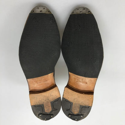 ジョンロブ ダブルモンク ウィリアム カーフ ブラウン UK6.5E メンズ JOHN LOBB WILLIAM ビジネスシューズ 約25.0cm【LA】【中古】