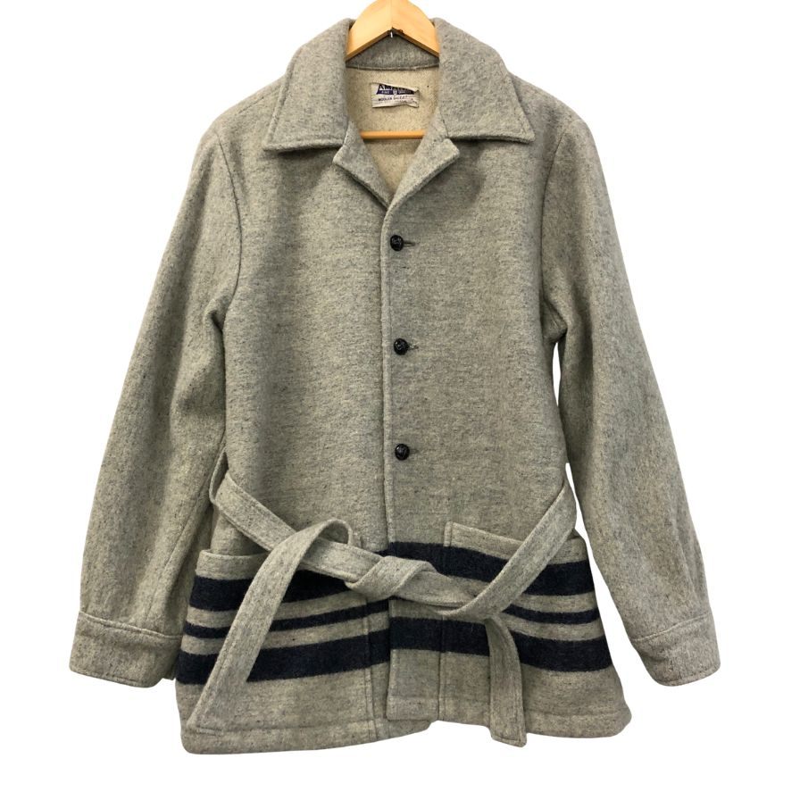 美品◆アマナ ウール ジャケット 60年代想定 グレー メンズ サイズL AMANA 【AFA17】