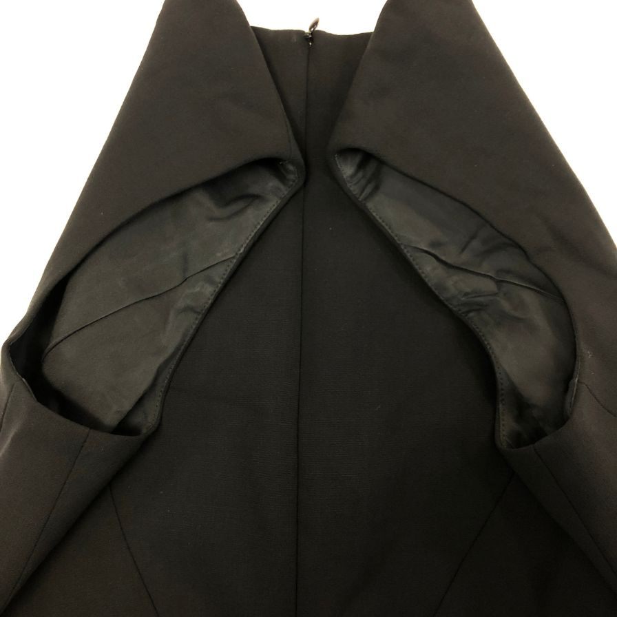 美品◆フォクシー ブティック ワンピース ノースリーブ 16443 ウール ブラック レディース サイズ40 FOXEY BOUTIQUE 【AFB3】