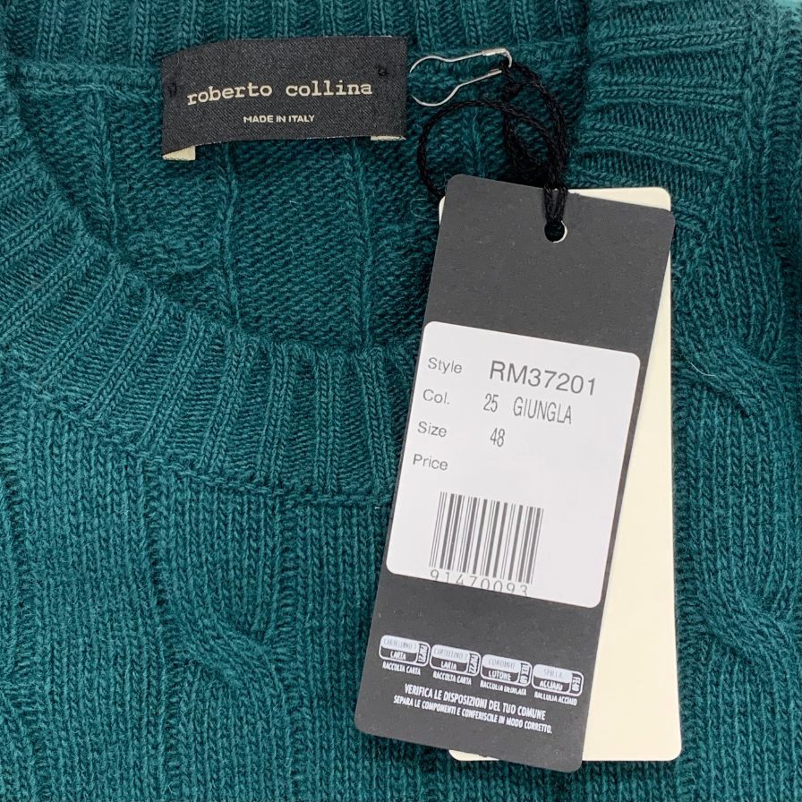 値下❗️　roberto collinaのニットブルゾン　クリーニング済み 値下❗️ roberto collinaのニットブルゾン クリーニング済み 値