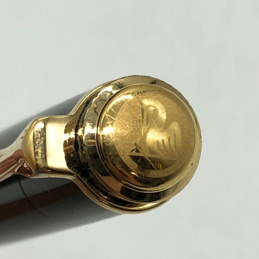 ペリカン 万年筆 14C-585 EF ストライプ  ブラック×ゴールド  PELIKAN【AFI13】