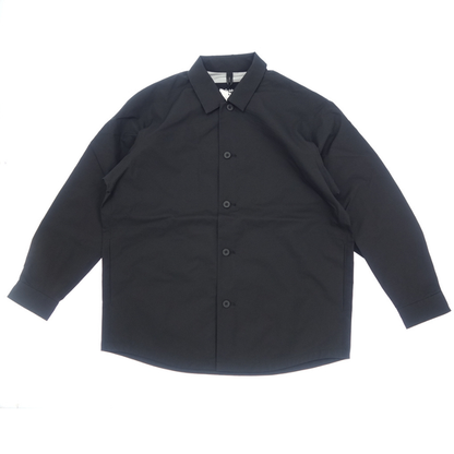 Unused◆Goldwin Long Sleeve Shirt Partex Shield Air Oversized Shirt GL04130 Men's Black Size 2 Goldwin PERTEX [AFB19] 