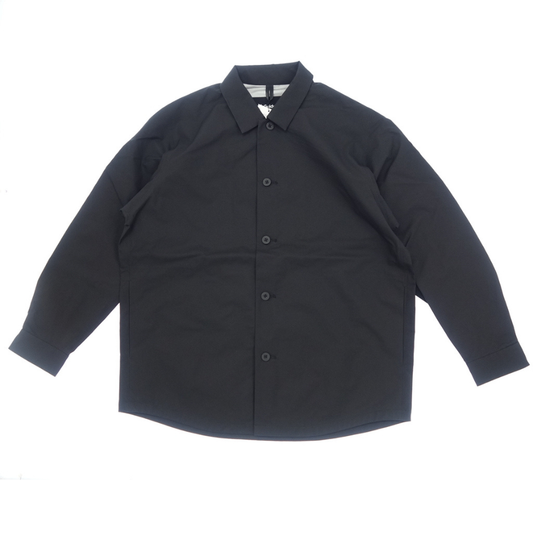 Unused◆Goldwin Long Sleeve Shirt Partex Shield Air Oversized Shirt GL04130 Men's Black Size 2 Goldwin PERTEX [AFB19] 