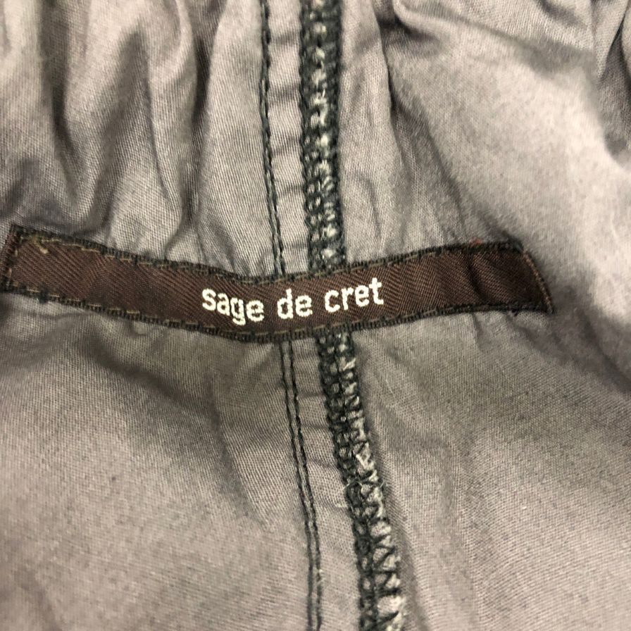 サージュデクレ ナイロンパンツ ブラック メンズ サイズXL sage de cret 【AFB17】