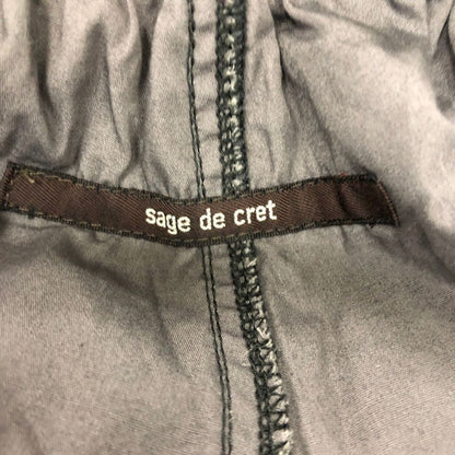 サージュデクレ ナイロンパンツ ブラック メンズ サイズXL sage de cret 【AFB17】