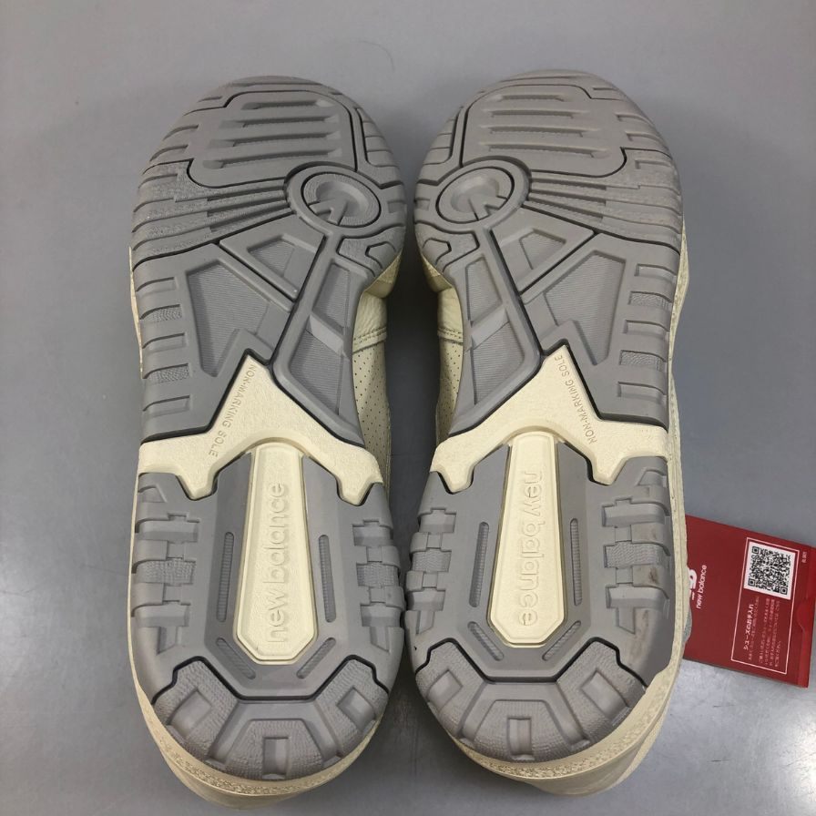 ニューバランス ローカットスニーカー ホワイト メンズ サイズ27.5㎝ BB550PWD New Balance 約27.5cm【AFD4】