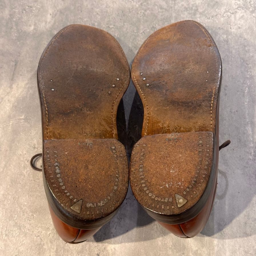 フローシャイム プレーントゥ グレインレザー ブラウン グレインレザー サイズUS10.5B メンズ FLORSHEIM ビジネスシューズ 約27.0cm【LA】【中古】