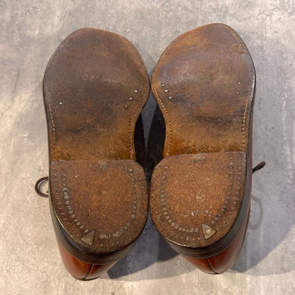 フローシャイム プレーントゥ グレインレザー ブラウン グレインレザー サイズUS10.5B メンズ FLORSHEIM ビジネスシューズ 約27.0cm【LA】【中古】