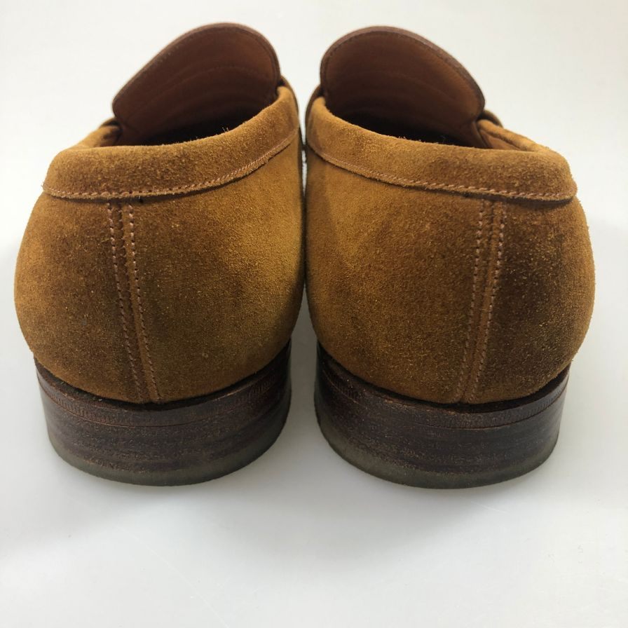 ジェイエム ウエストン ローファー スエード ライトブラウン系 サイズ4.5 メンズ J.M.WESTON 約24.5cm【AFC33】
