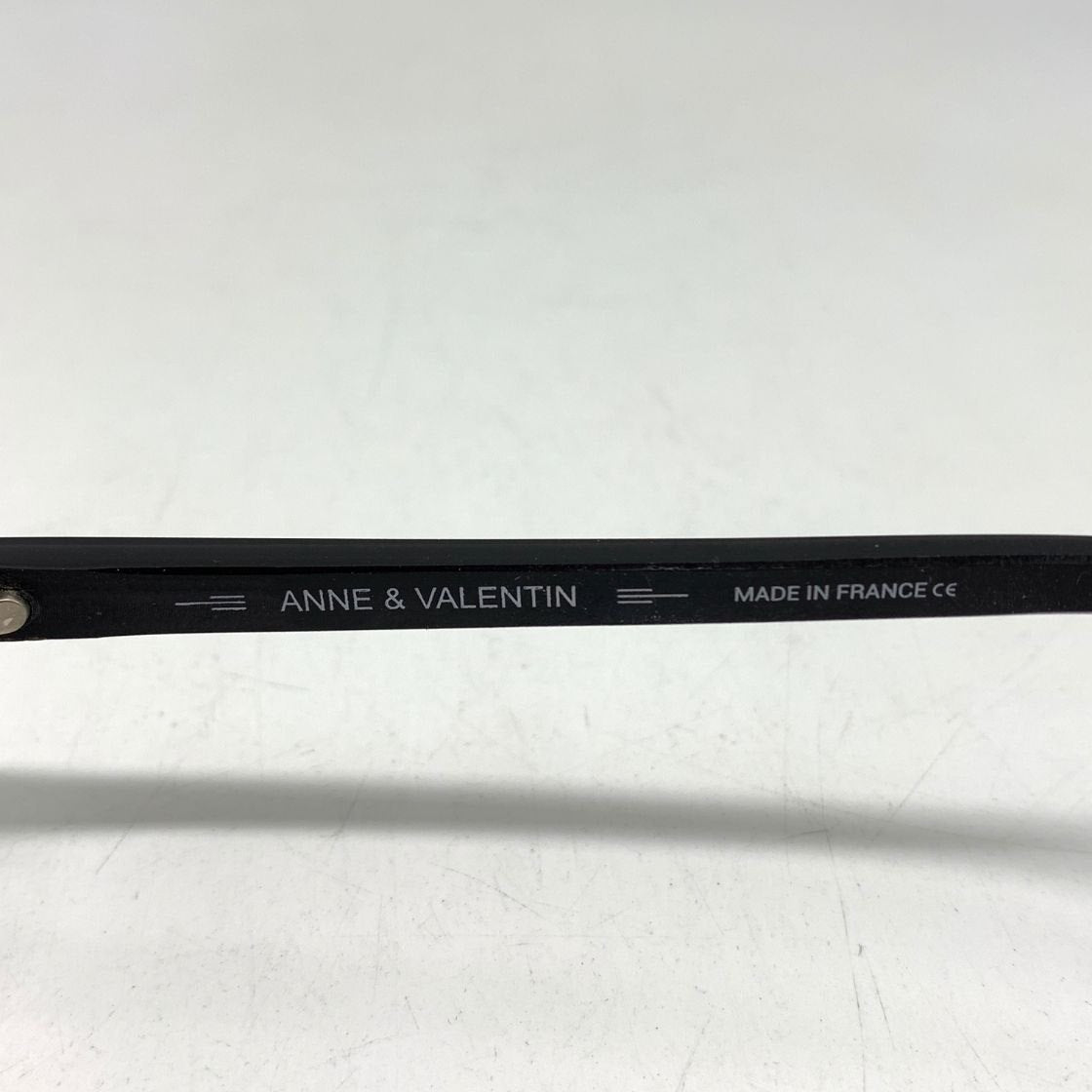 アンバレンタイン メガネ カッティングデザイン RAW5 ブラック 47□23-147 20A14 ANNE＆VALENTIN【AFI10】