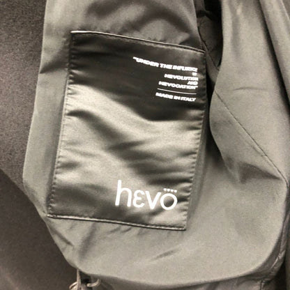 新品同様◆イーヴァ フーディー コート メンズ サイズ 19 ブラック HEVO 【AFB20】