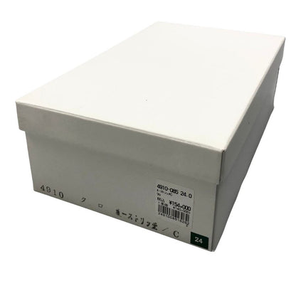 新宿屋 レザーサンダル レザー×オーストリッチ 4910-085 ブラック 24.0cm レディース shinjukuya 約24.0cm【7-7】