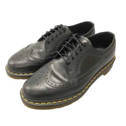 ドクターマーチン レザーシューズ 3989 ブローグ メンズ サイズUK8 ブラック Dr.Martens 約26.5cm【AFC5】