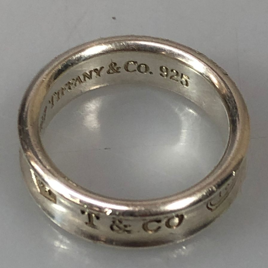 ティファニー ナローリング 1997 約21号 シルバー925 9g Tiffany & Co.【AFI25】