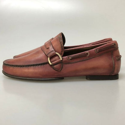 ベルルッティ パティーヌレザー ローファー 3211  ボルドー系 サイズ6 メンズ  Berluti 約24.5cm【AFC43】