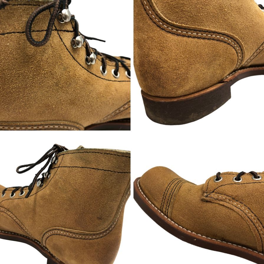レッドウィング アイアンレンジャー 8083  メンズサイズ UK7.5 ブラウン RED WING 約26.5cm【AFC45】