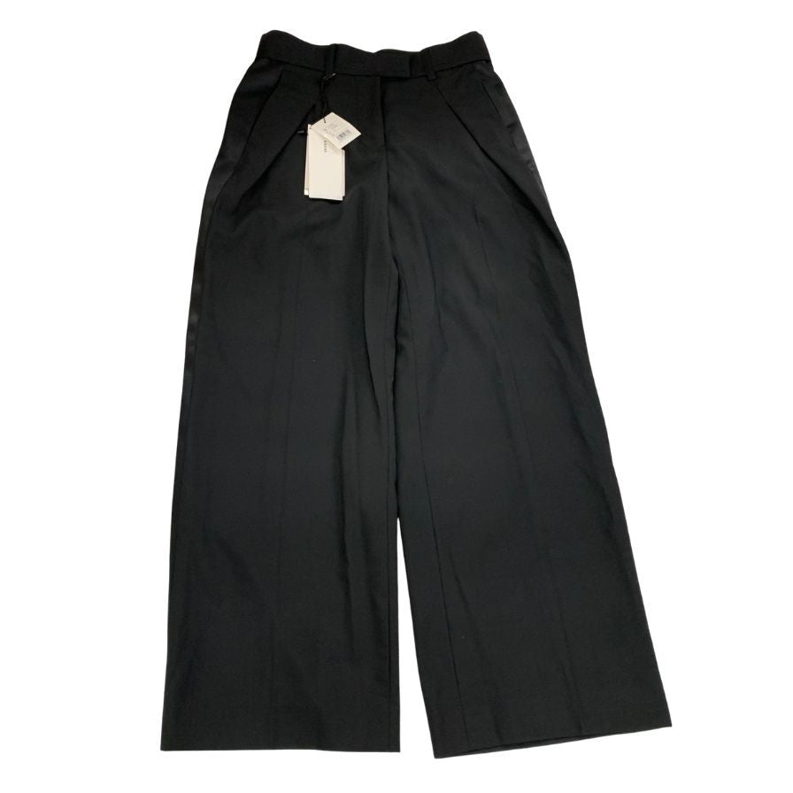 新品同様◆サカイ ワイドパンツ Suiting Wide Pants 20SS 20-04824 サイドライン ブラック レディース サイズ2  sacai 【AFB46】