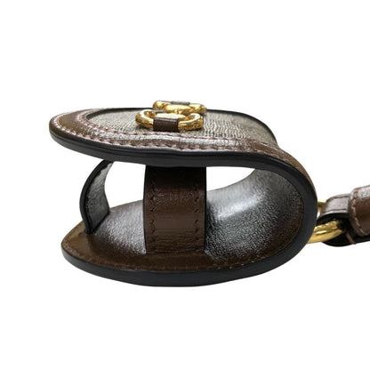 グッチ Airpods ケース ホースビット GGスプリーム ブラウン 643880 レディース GUCCI【AFI22】【中古】