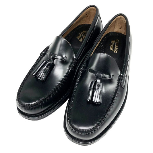 ジーエイチバス ローファー ウィージャンズ ラーキン サイズ6.5 メンズ ブラック G.H.Bass&Co. WEEJUNS LARKIN ローファー 約25.0cm【LA】【中古】