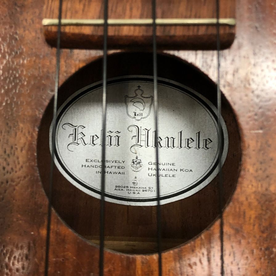 ケリー ウクレレ ハワイアンコア材 98-722 Kelli Ukulele【AFI28】【中古】