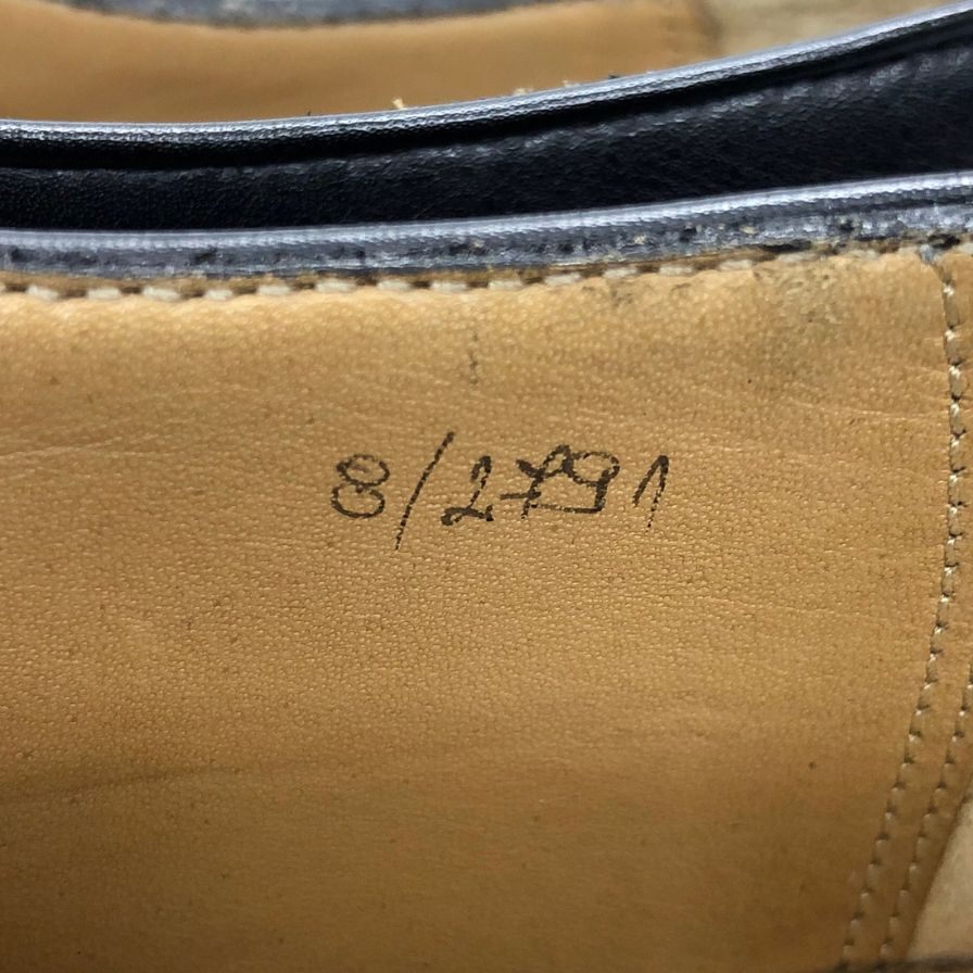 ベルルッティ ビジネスシューズ カーフ ネイビー UK8 Berluti ビジネスシューズ 約26.5cm【LA】【中古】