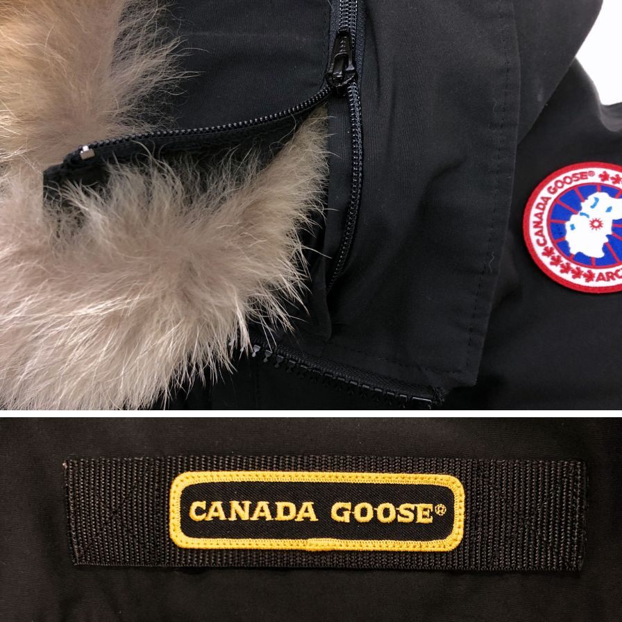 美品◆カナダグース ダウンジャケット ジャスパー 3438JM サイズM メンズ ブラック CANADAGOOSE 【AFB21】
