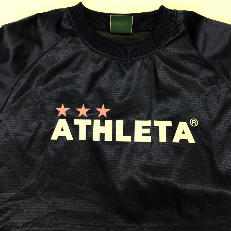 極美品◆アスレタ セットアップ ネイビー メンズ サイズM ATHLETA 【AFB7】