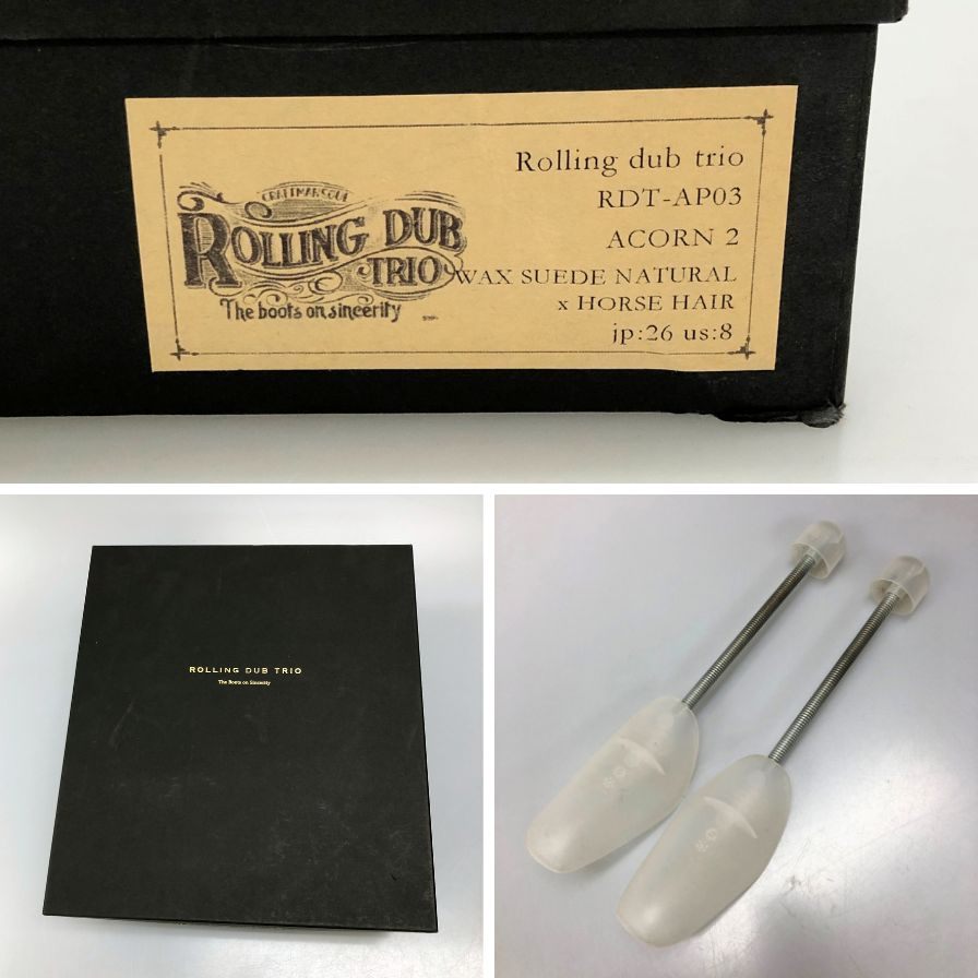 ローリングダブトリオ エイコーン チロリアン メンズ サイズ 8 ブラウン ROLLING DUB TRIO  約26.5cm【LA】【中古】