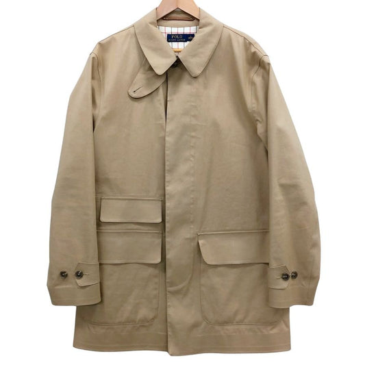 美品◆ポロ ラルフローレン ショートコート メンズ ベージュ サイズS POLO RALPH LAUREN 【AFB21】
