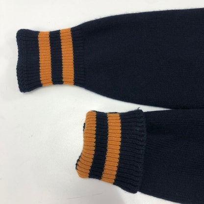 美品◆メゾン マルジェラ チルデンニット 21AW ネイビー メンズ サイズS Maison Margiela 【AFB3】