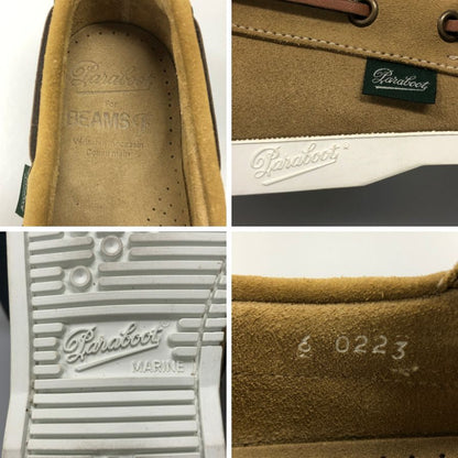 パラブーツ バース トープ デッキシューズ  0223 メンズサイズ 6  ベージュ Paraboot 約24.5cm【AFD7】