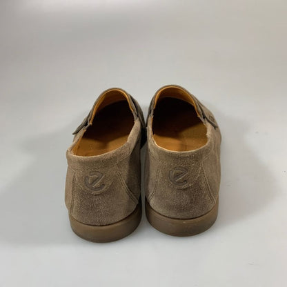 エコー コインローファー スエード メンズ ブラウン サイズ41 ECCO 約25.5cm【YB3】
