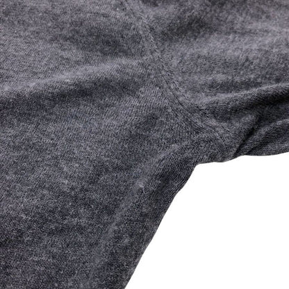 美品◆ジョンスメドレー セーター Vネック ニット コットン カシミア 薄手 グレー メンズ サイズM JOHN SMEDLEY 【AFB9】