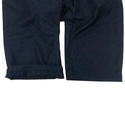 美品◆ヴォイリー セットアップ カジュアル イージーパンツ ネイビー系 メンズ フリーサイズ VOIRY 【AFB19】