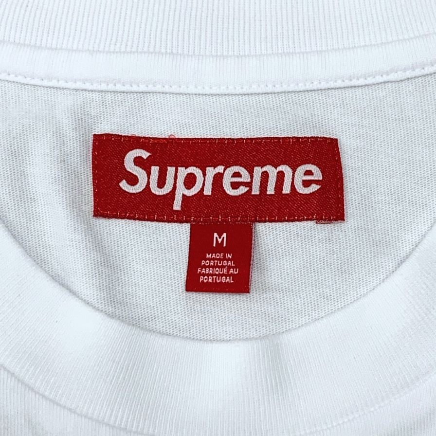新品同様◆シュプリーム ミニボックス ロゴロンT 25ss メンズ ホワイト サイズM Supreme 【AFB27】