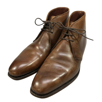 クロケット＆ジョーンズ キャンベリー チャッカブーツ メンズ ブラウン サイズUK6.5E  Crockett & Jones ブーツ 約25.5cm【LA】【中古】