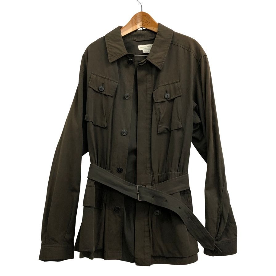 中古■ドリスヴァンノッテン フィールドジャケット ブラウン系 メンズ サイズM DRIES VAN NOTEN 【AFB38】