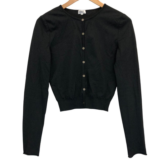 美品◆フォクシー ブティック カーディガン 19018 アセテート 薄手 ブラック レディース サイズ40 FOXEY BOUTIQUE 【AFB4】
