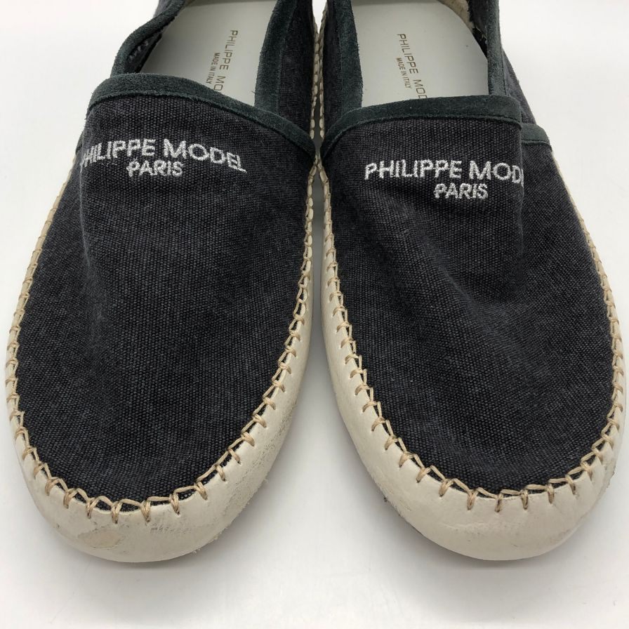 フィリップ モデル スリッポン グレー系 メンズ サイズ44 PHILIPPE MODEL 約28.5cm【AFD9】