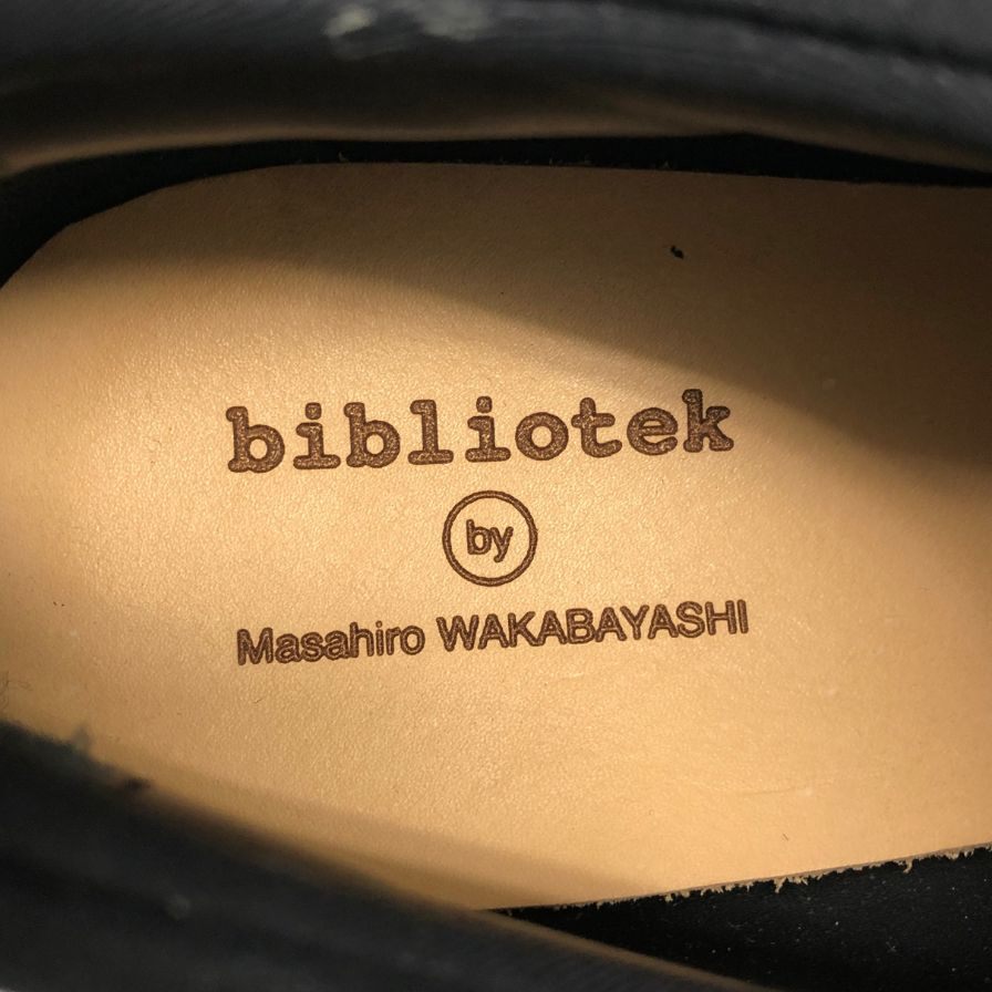ビブリオテック レザーシューズ レザースニーカー CT001 ブラック サイズ表記なし メンズ bibliotek 約不明cm【AFD15】